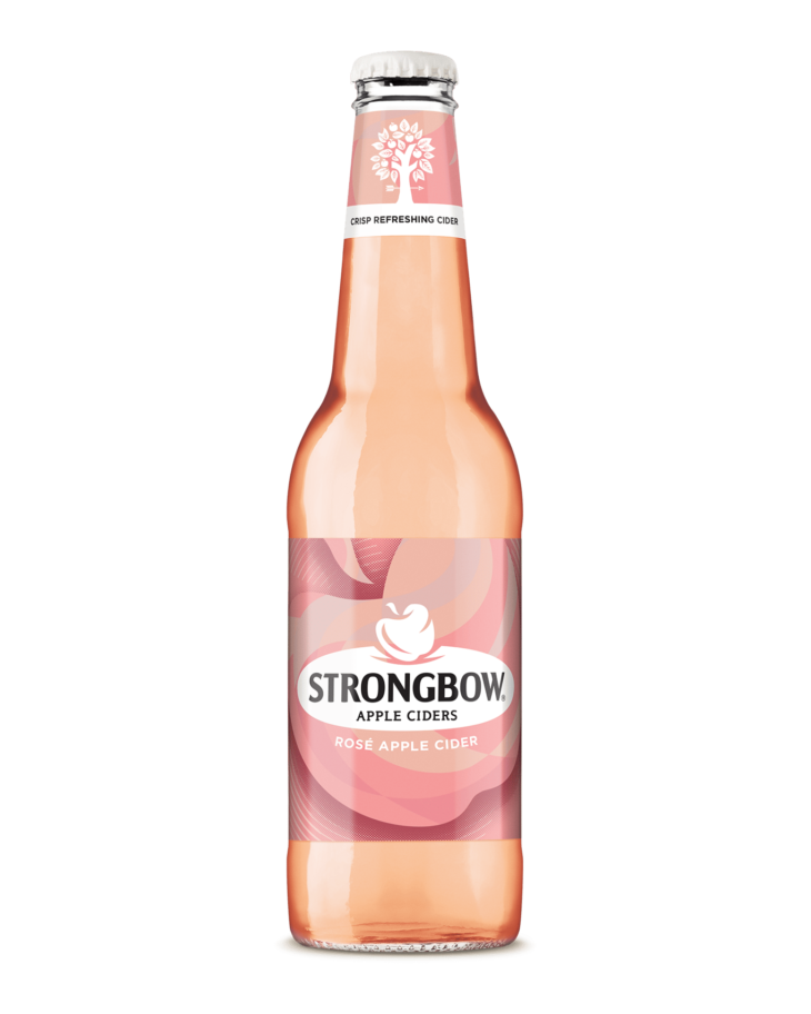Strongbow Apple rose cider 8.2% 330ml