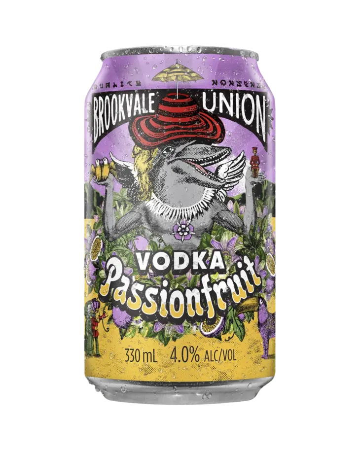 Brookvale Vdk P/Fruit 4% Can 330 ml