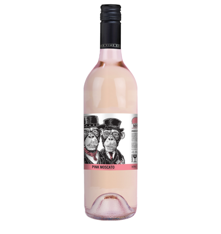2 monkeys pink moscato 750ml