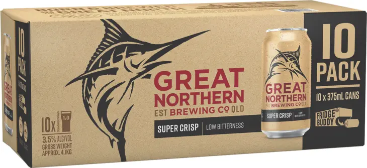Great northern S/C LGR 10PK can 375ml