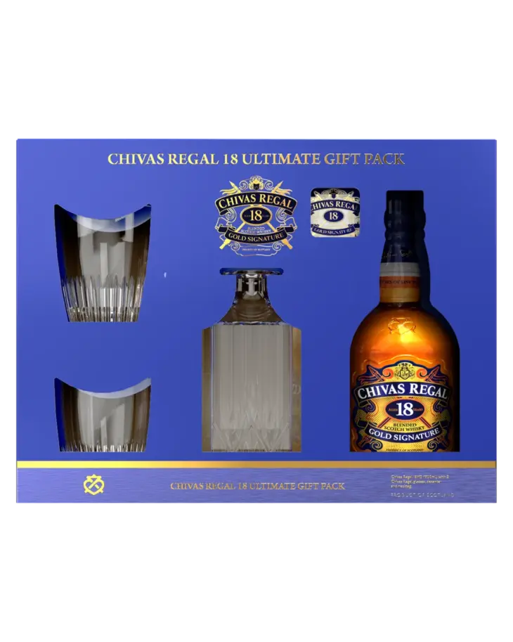 Chivas 18yo Ultimate gift pack