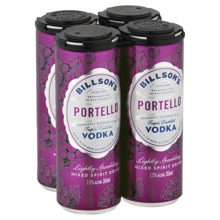 Billsons Portello 4*355Ml