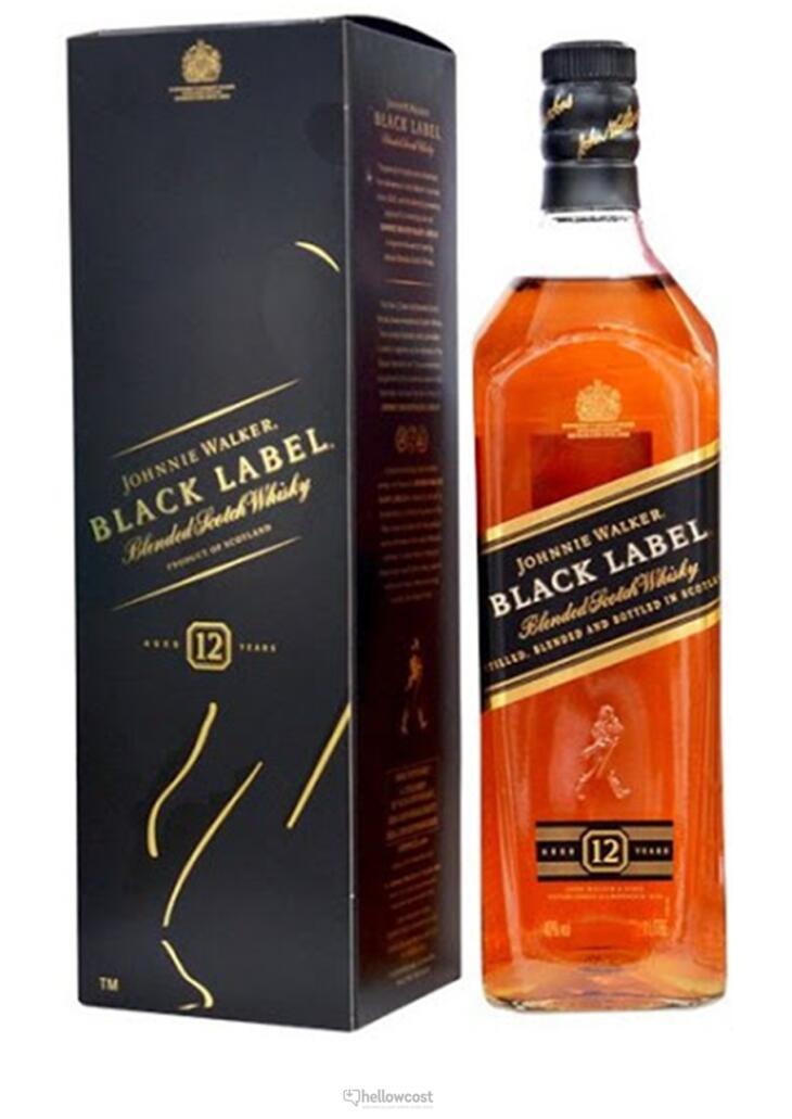 J/walker Black label whisky 1L 40%