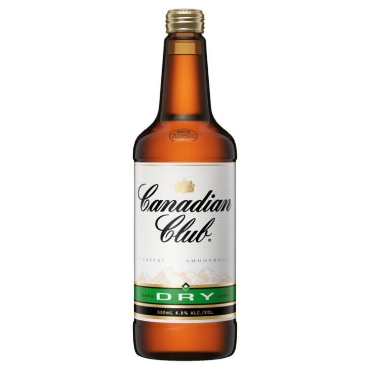 Can Club & Dry Bottle 500Ml