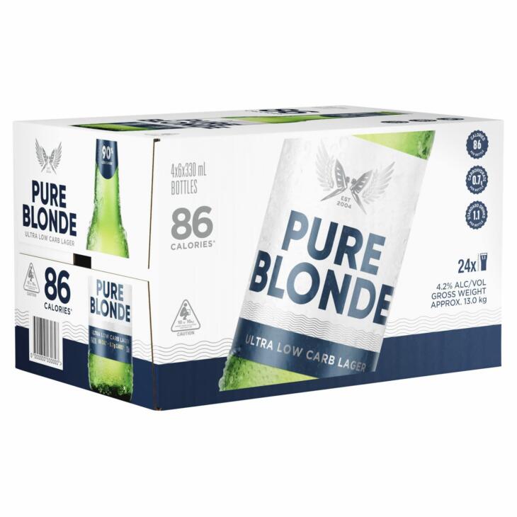 Pure Blonde Low Carb 24x330ml btl 4.2%