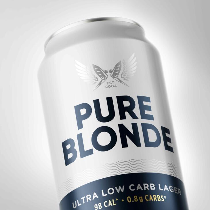 Pure blonde can 375ml