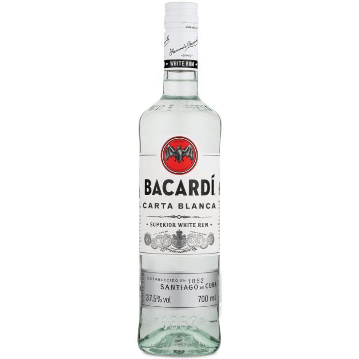 Bacardi White Rum 700ml 37.5%