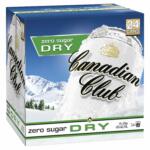 Canad Club & Dry Zero Cube Can 24* 375Ml