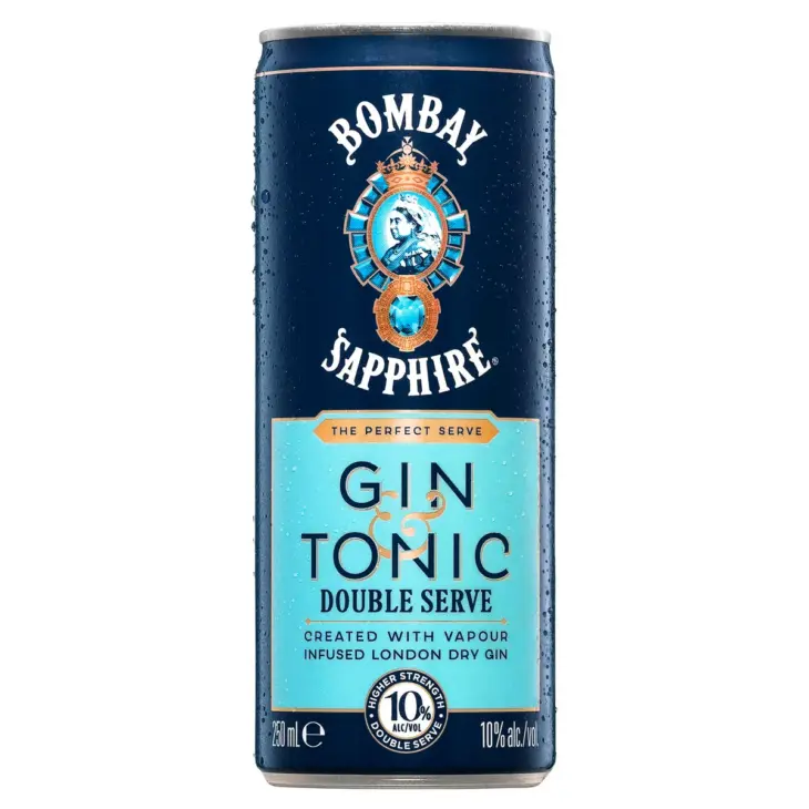 *Bombay Sapphire Gin & Tonic Dbl Serve 1can
