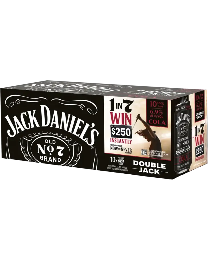 J/Daniel Dbl J&Ns/Cl10pk 375ml