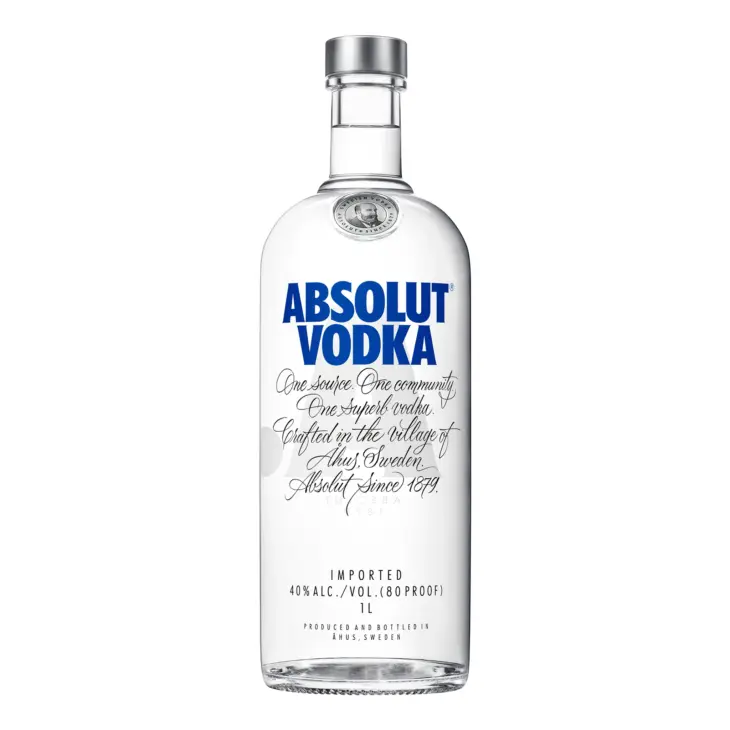 *Absolute Vodka 40% 1l
