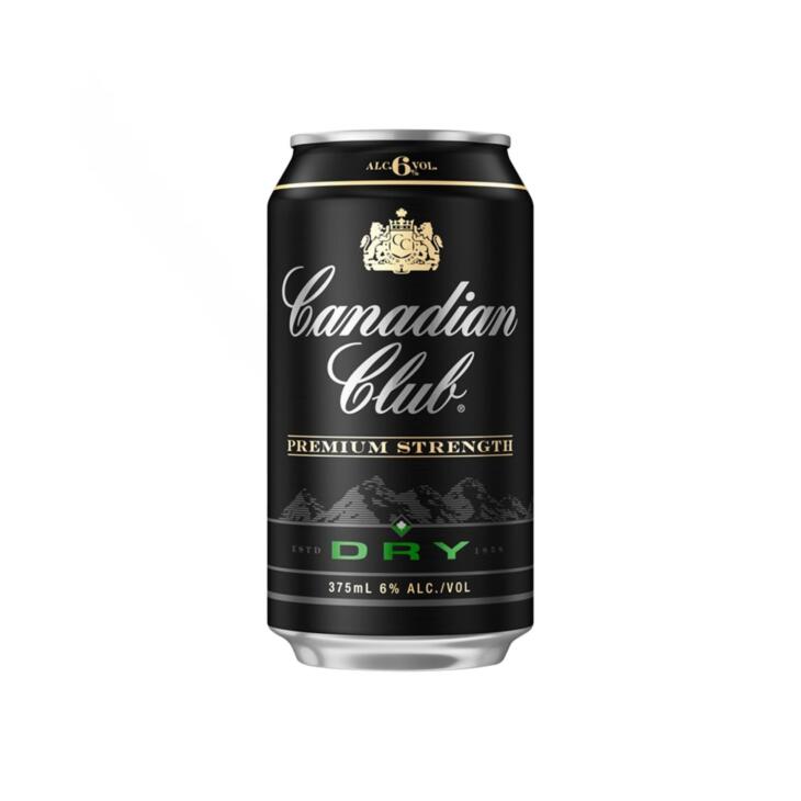 Canadian Club Dry 6% 375ml