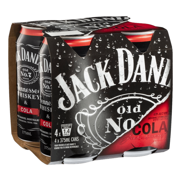 J/Daniel & Cola Can 4*6*375Ml
