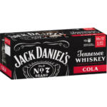 J/Daniels Cola Cans *10pk 375Ml