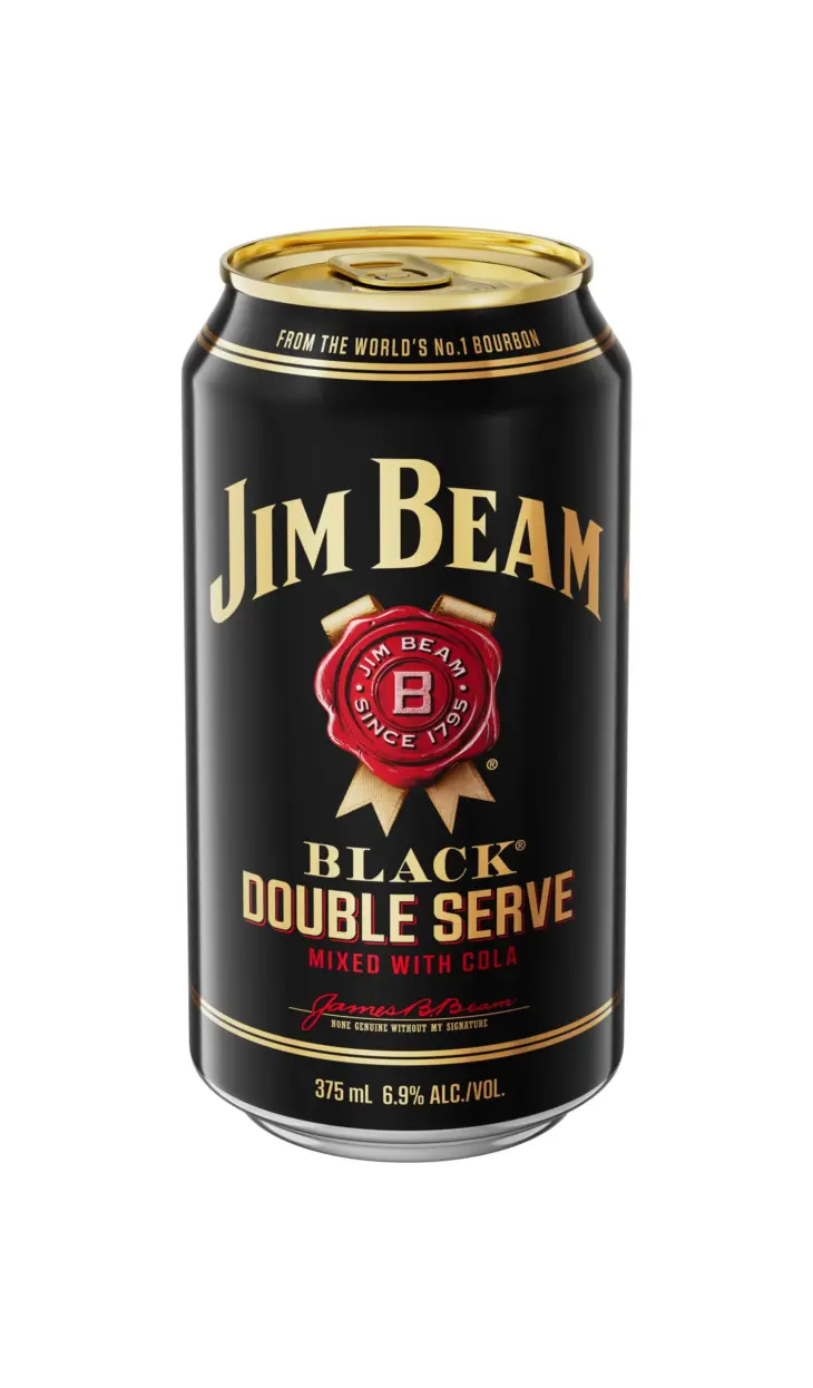 Jim Beam Black Doubl Serve & Cola