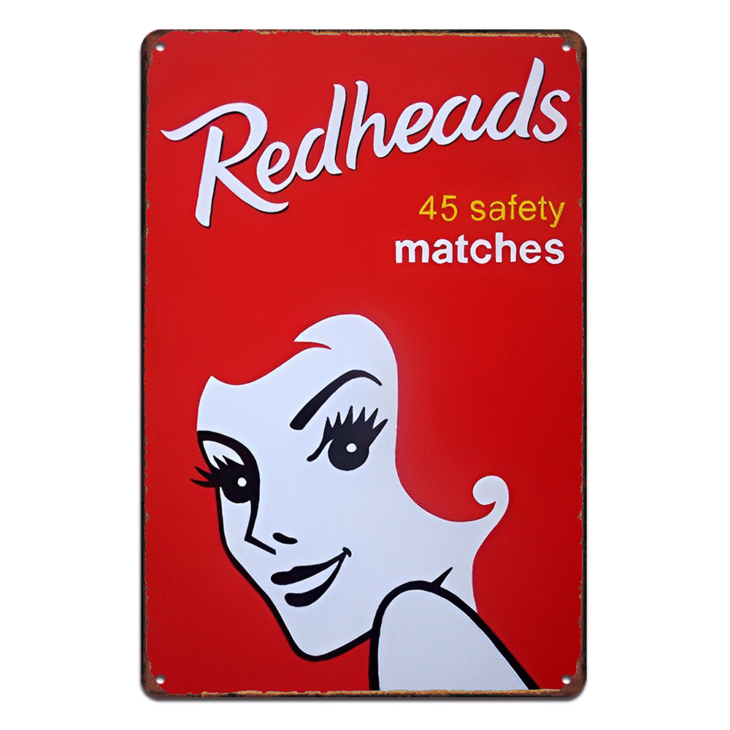 Redhead Matches Safety 45S